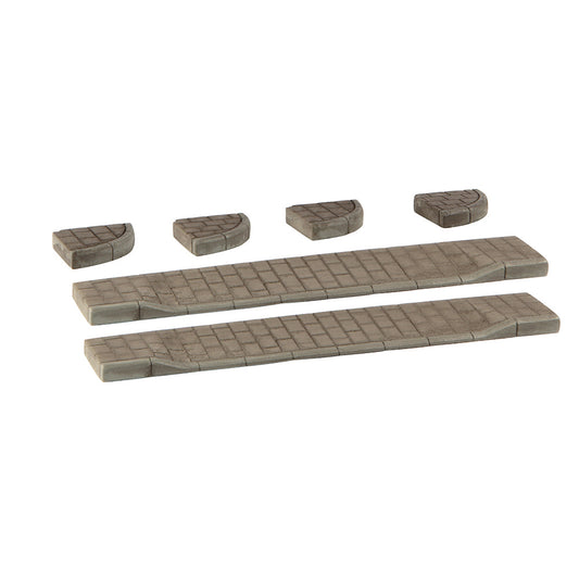 Bachmann Scenecraft 44-564 Corner Pavements and Drop Kerbs OO Gauge