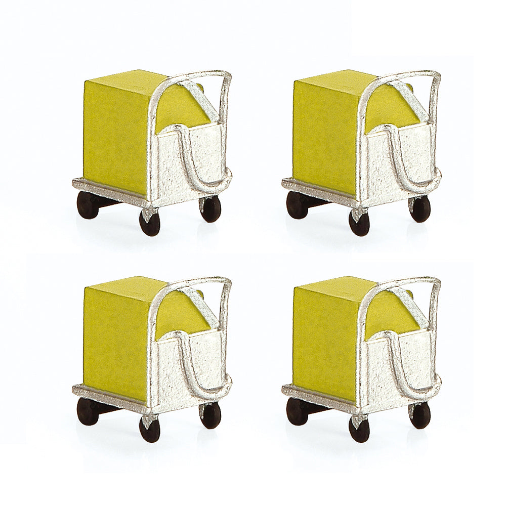 Bachmann Scenecraft 44-567 Coolant Trolleys (x4) OO Gauge