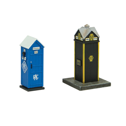 Bachmann Scenecraft 44-585 Roadside Rescue Phone Boxes OO Gauge