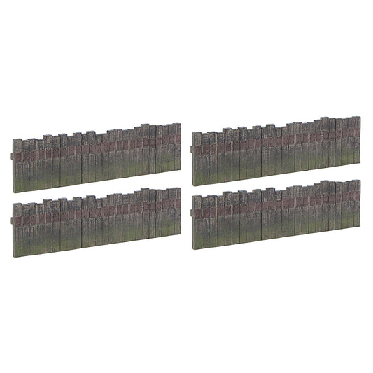 Bachmann Scenecraft 44-595 Sleeper-Built Fencing (x4) OO Gauge
