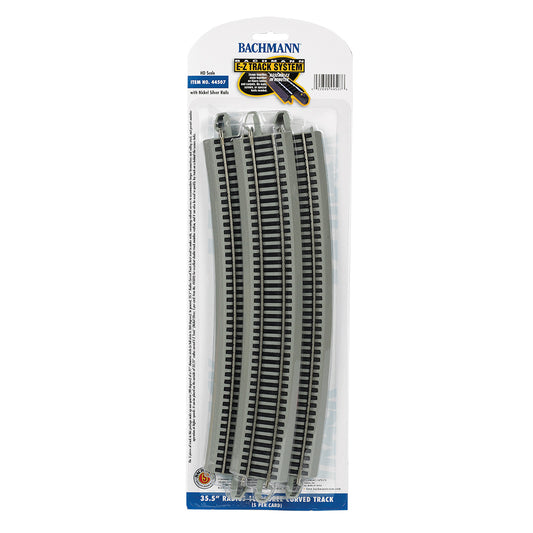 Bachmann USA 35.5' Radius 18 Degree Curved Track (5/Card) HO Gauge 44507