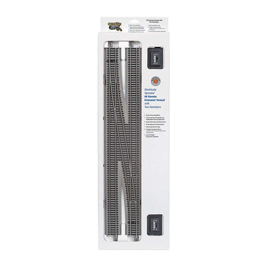 Bachmann USA #6 Remote Crossover Turnout Left HO Gauge 44575