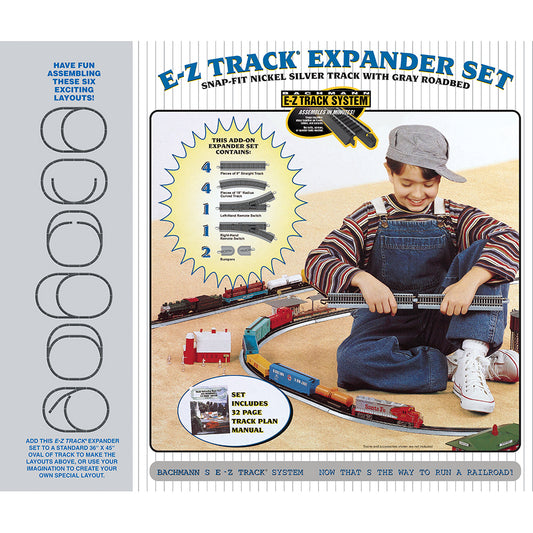 Bachmann USA E-Z Track Nickel Silver Layout Expander Set HO Gauge 44594