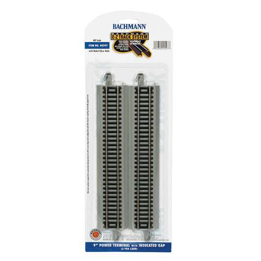 Bachmann USA 9 Power Terminal with Insulated Gap (2/Card) HO Gauge 44597