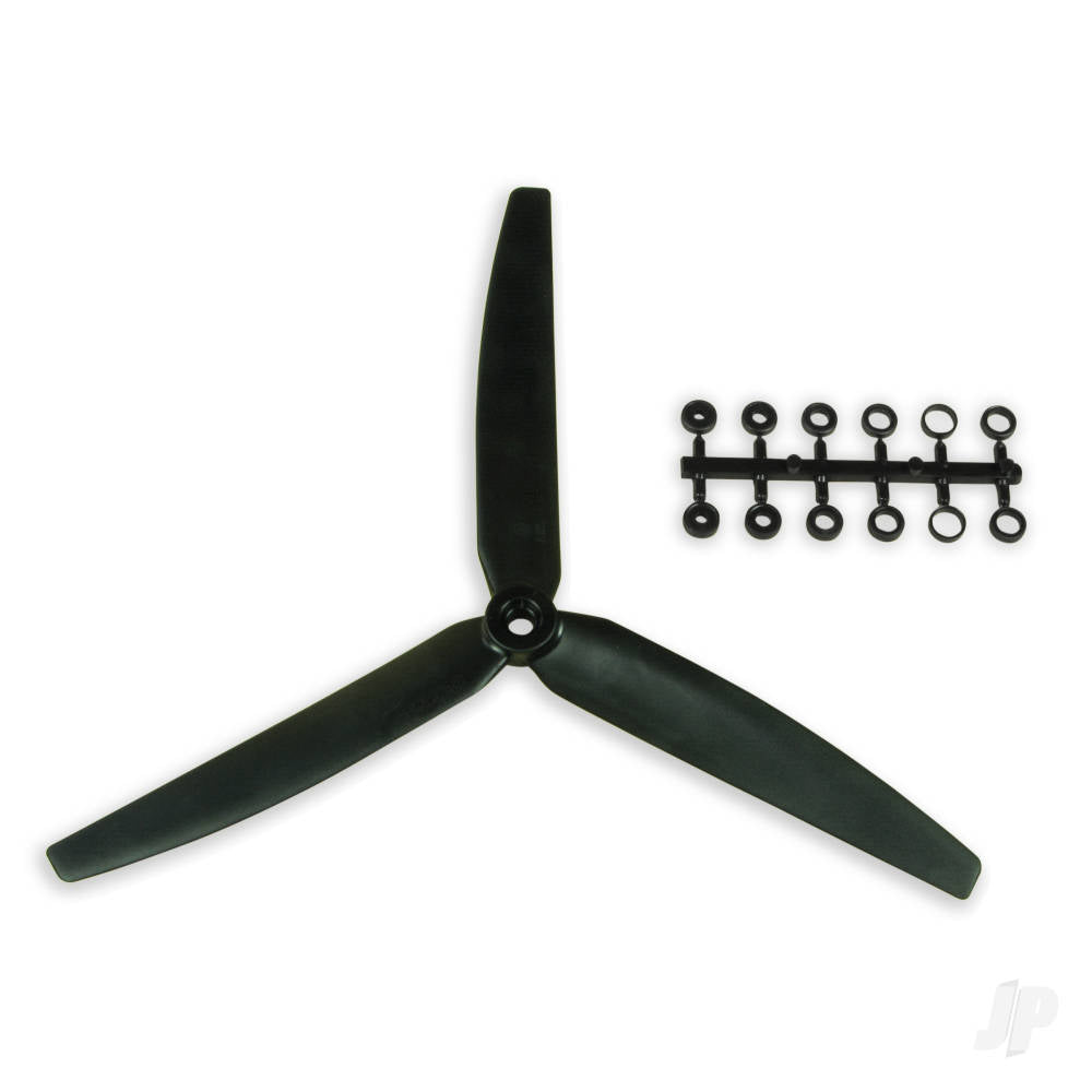 GWS 10x6 Slow Fly Propeller 3-Blade Black 4460330