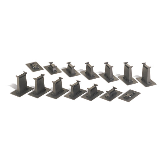 Bachmann USA 16 Piece Graduated Pier Set N Gauge 44871