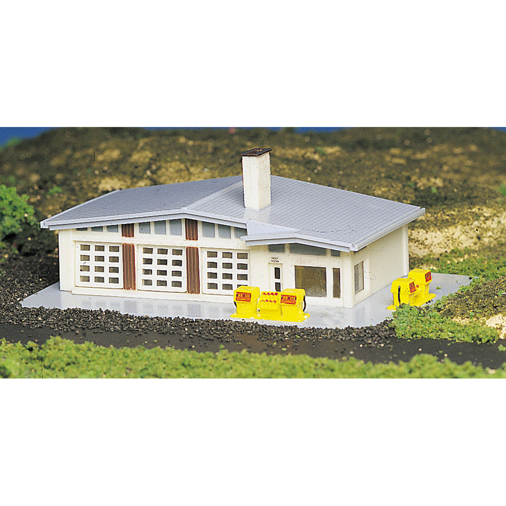 Bachmann USA Shell Gas Station N Gauge 45904