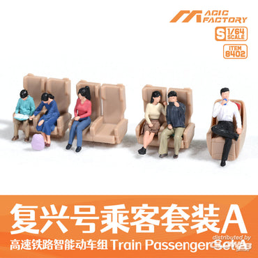 Magic Factory 8402 Train Passenger Set A 1:64 Model Kit