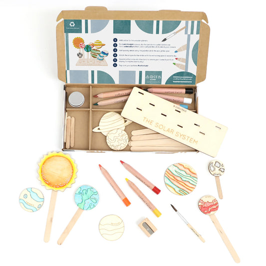Cotton Twist Solar System Wooden Craft Kit