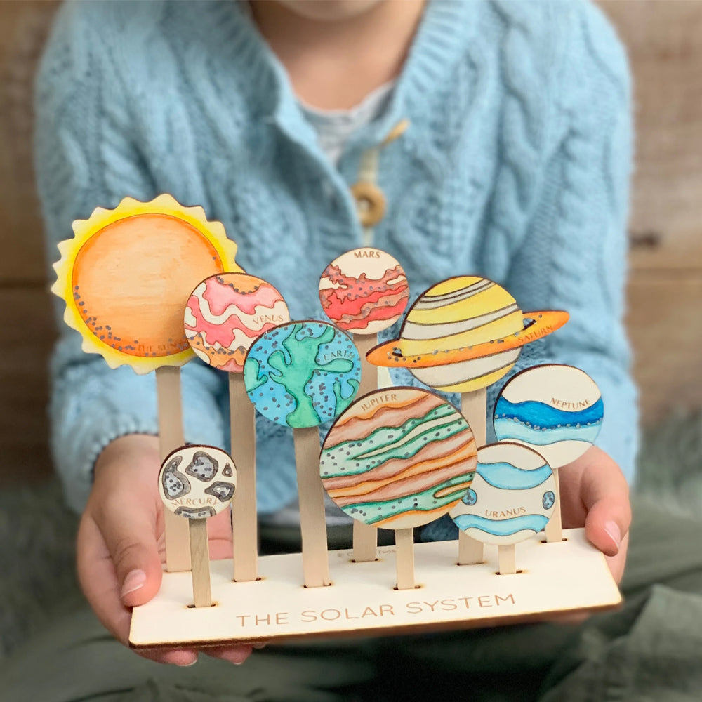 Cotton Twist Solar System Wooden Craft Kit