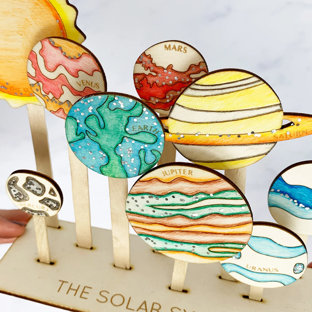 Cotton Twist Solar System Wooden Craft Kit