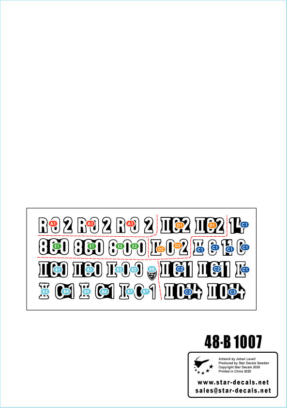 Star Decals 48-B1007 1:48 Wiking #2