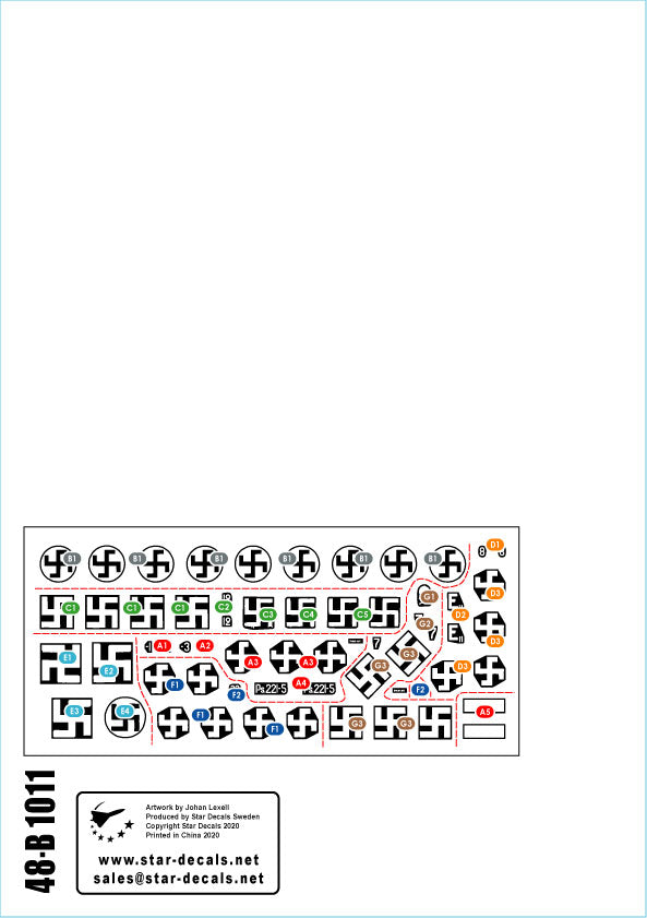 Star Decals 48-B1011 1:48 Finland WW2 # 3