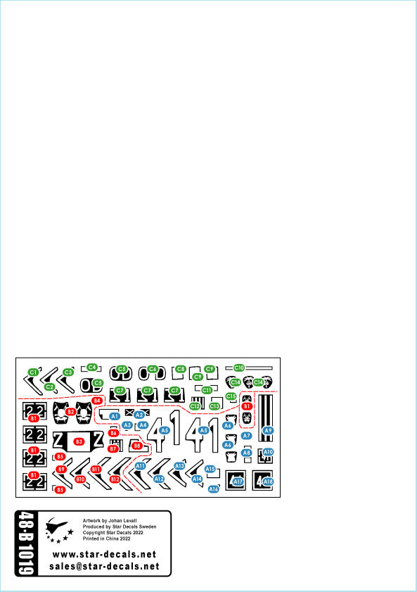 Star Decals 48-B1019 1:48 Challenger 2