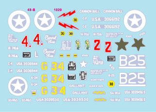 Star Decals 48-B1020 1:48 US M4 Sherman