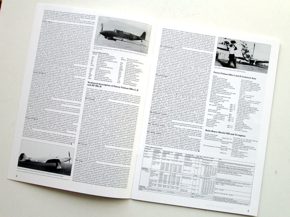 4 + Publications 4PLUS13 Fairey Fulmar Mk.I, Mk.II, NF Mk.II, TT Mk.II.