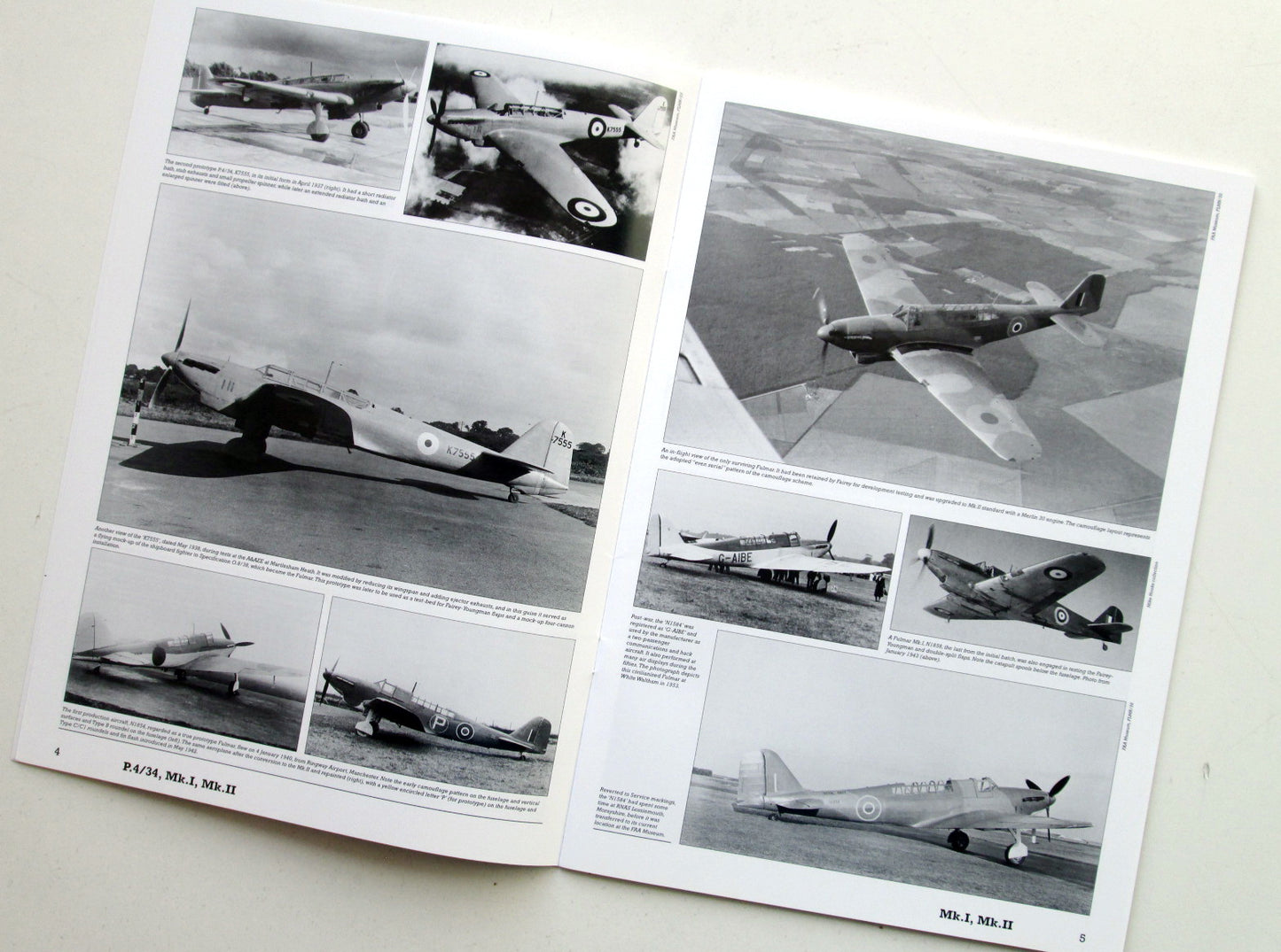 4 + Publications 4PLUS13 Fairey Fulmar Mk.I, Mk.II, NF Mk.II, TT Mk.II.