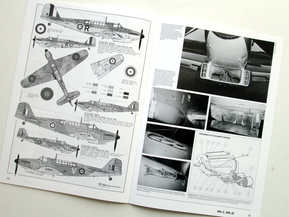 4 + Publications 4PLUS13 Fairey Fulmar Mk.I, Mk.II, NF Mk.II, TT Mk.II.