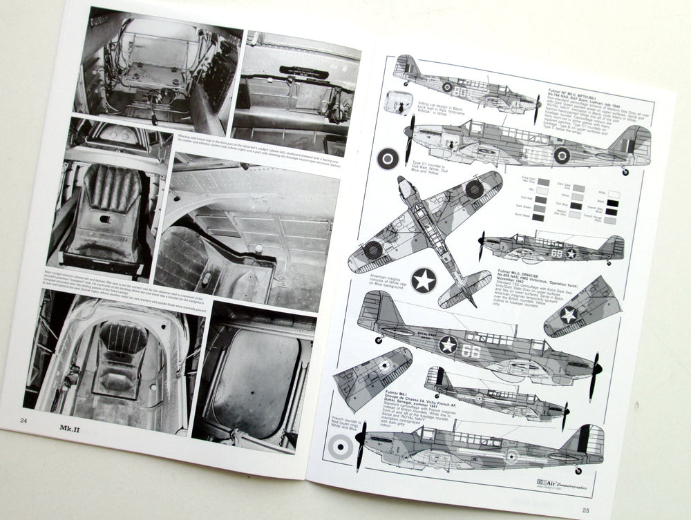 4 + Publications 4PLUS13 Fairey Fulmar Mk.I, Mk.II, NF Mk.II, TT Mk.II.