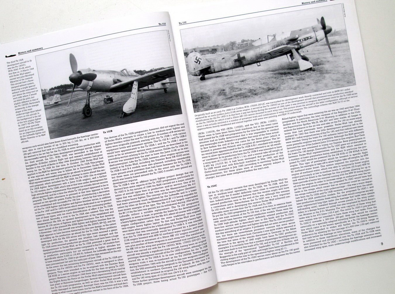 4+ Publications Focke-Wulf Ta-152 (A/B/C/H/153)