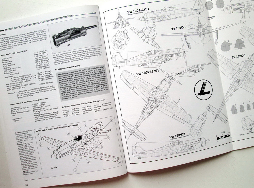 4+ Publications Focke-Wulf Ta-152 (A/B/C/H/153)