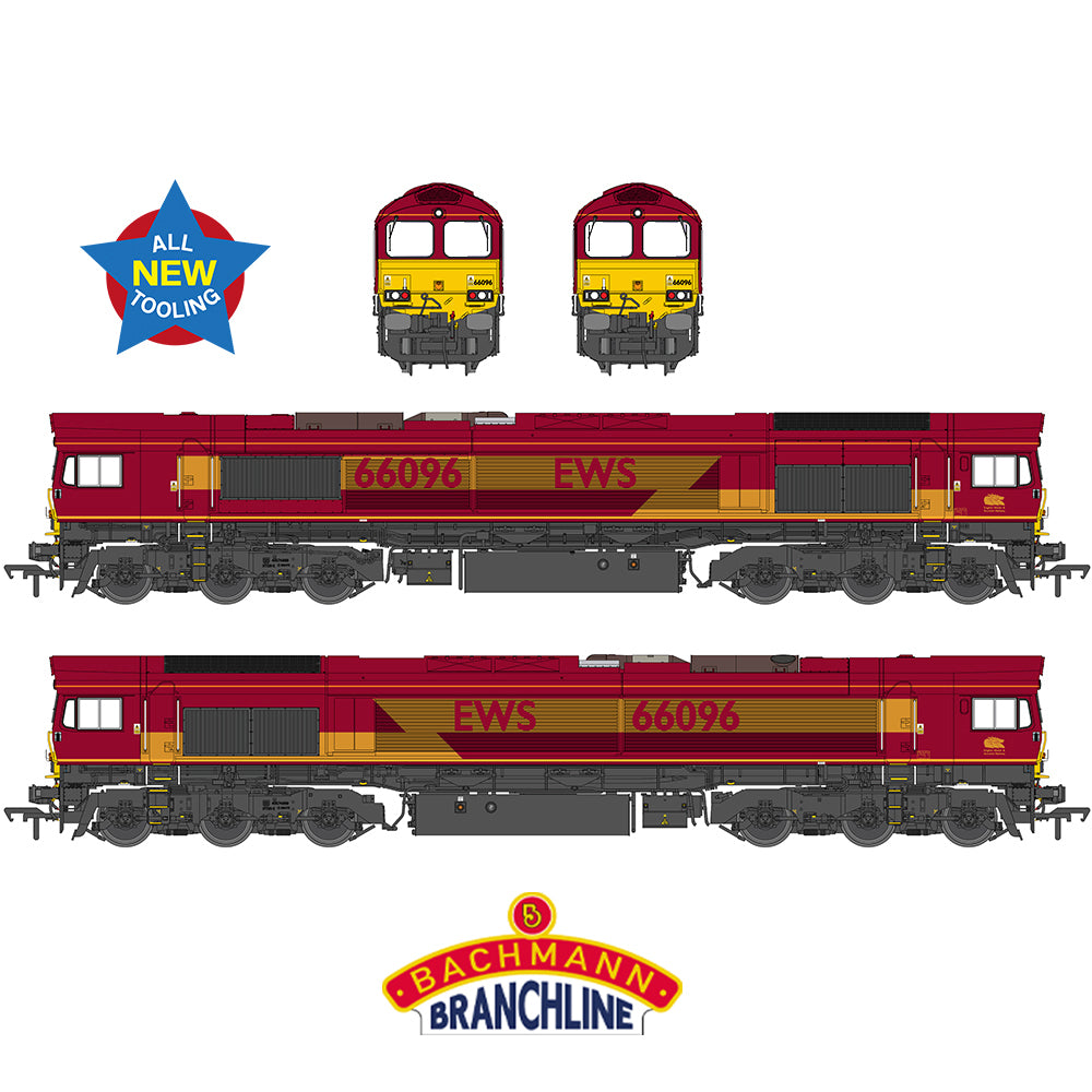 Bachmann Branchline 50-000A Class 66/0 66096 EWS