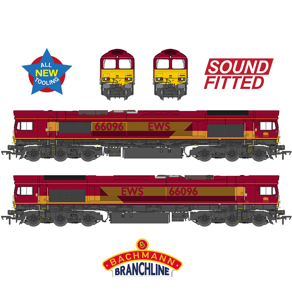 Bachmann Branchline 50-000ASF Class 66/0 66096 EWS