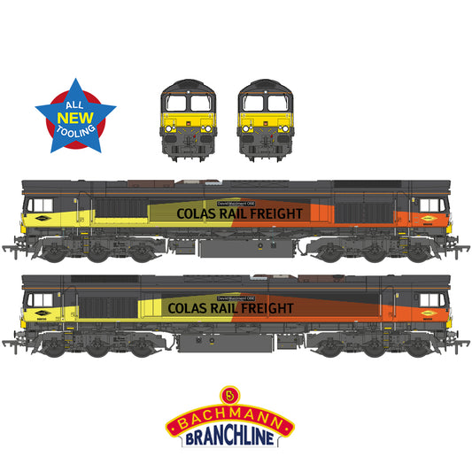 Bachmann Branchline 50-004A Class 66/8 66850 'David Maidment OBE' Colas Rail