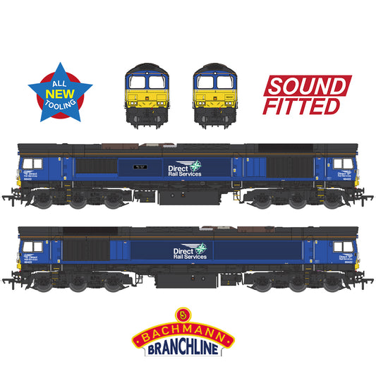 Bachmann Branchline 50-010SF Class 66/4 66422 'Max Joule 1958-1999' DRS Compass