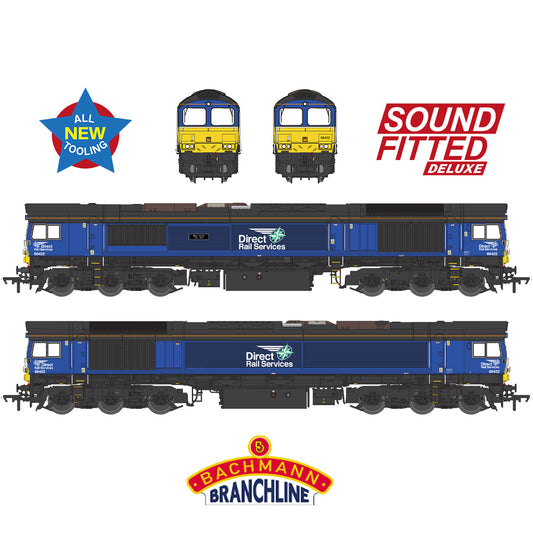 Bachmann Branchline 50-010SFX Class 66/4 66422 'Max Joule 1958-1999' DRS Compass