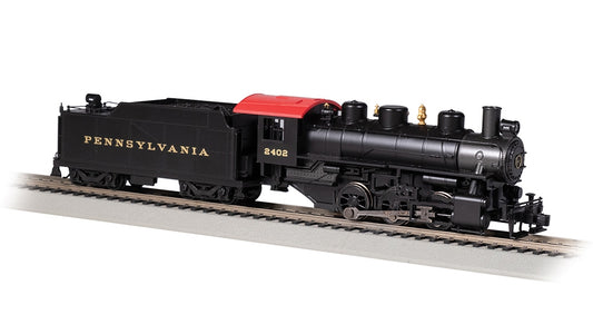 Bachmann USA 50410 USRA 0-6-0 & Short Haul Tender W/Smoke - PRR #2402 HO Gauge