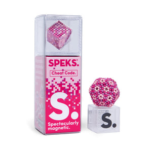 Speks 512 Magnet Balls Pixel: Cheat Code - Pink - Adult Fidget Stress-Relief