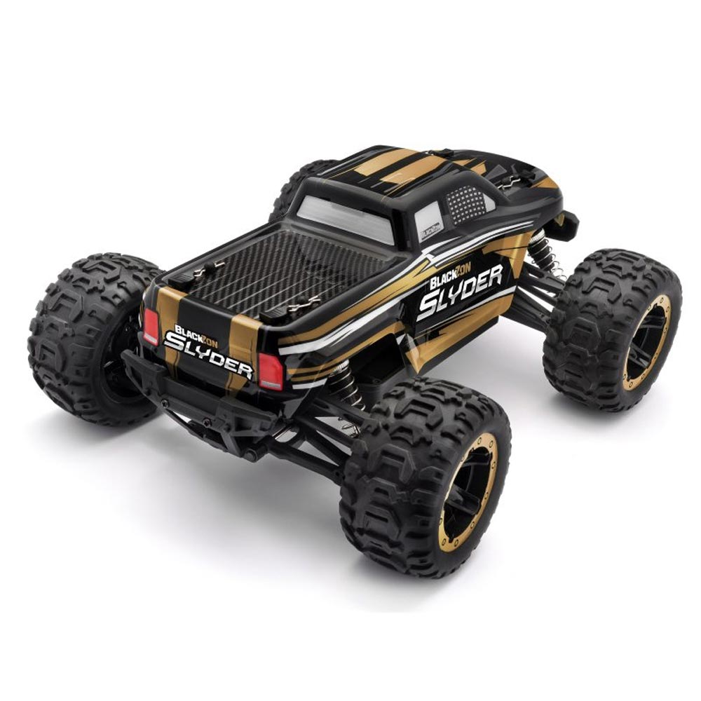 BlackZon Slyder 4WD 1:16 RTR RC Monster Truck - Gold/Black