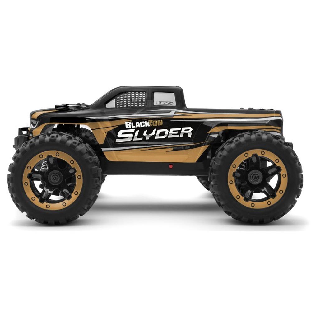 BlackZon Slyder 4WD 1:16 RTR RC Monster Truck - Gold/Black