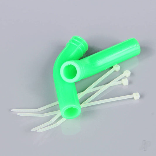 JP Exhaust Deflector Large 60-140 Size (Green) (2 pcs) 5506025