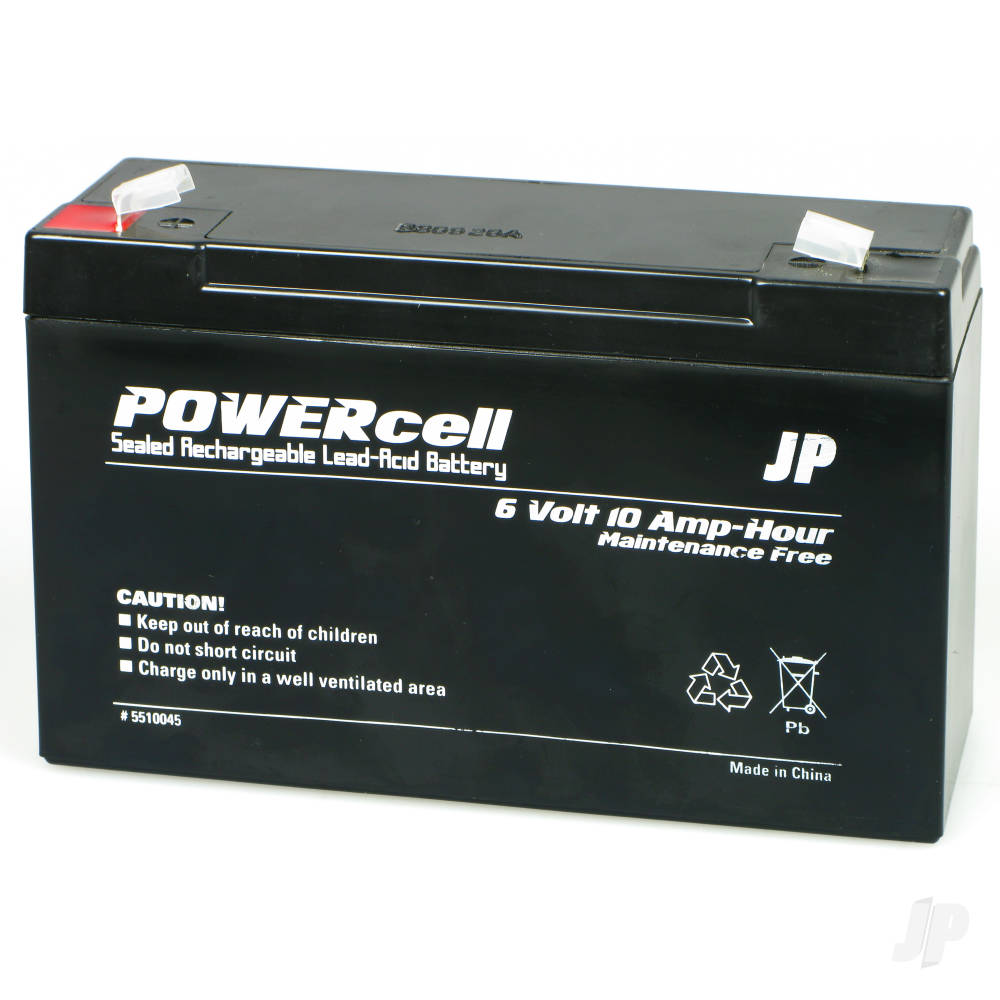 JP 6V 10Ah Powercell Gel Battery 5510045