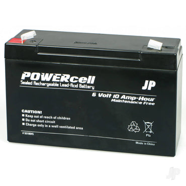 JP 6V 10Ah Powercell Gel Battery 5510045