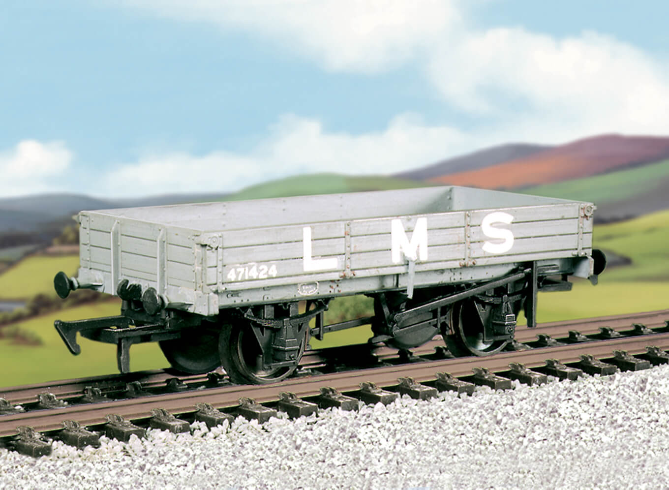 Parkside PC573 LMS 3 Plank Medium Open Wagon Kit HO/OO Gauge