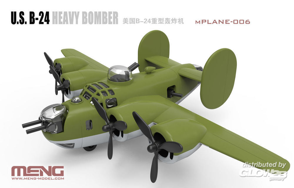Meng Model mPLANE-006 U.S. B-24 Heavy Bomber (Cartoon Model) Model Kit