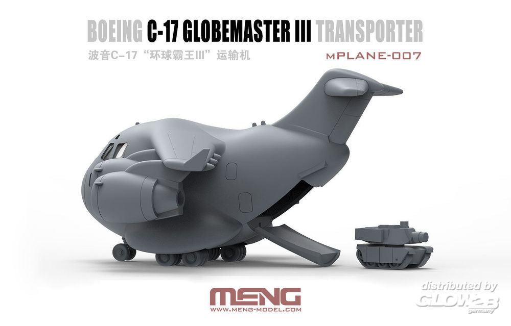 Meng Model mPLANE-007 Boeing C-17 Globemaster III Transporter Model Kit