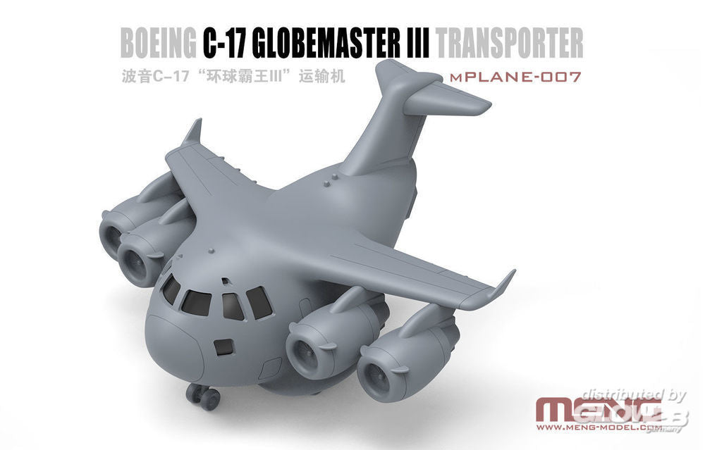 Meng Model mPLANE-007 Boeing C-17 Globemaster III Transporter Model Kit