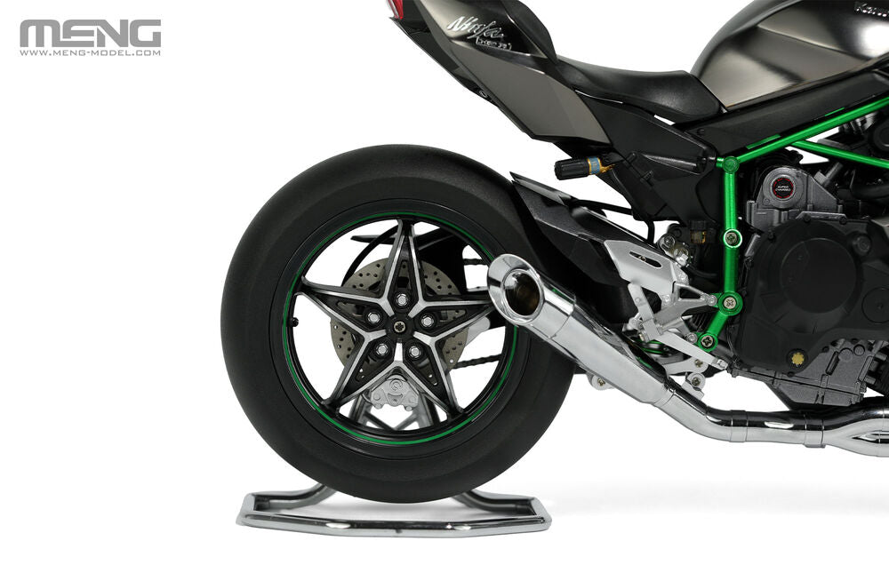 MENG-Model MT-011s Kawasaki Ninja H2R 2018 (Pre-colored Edition) 1:9 Model Kit