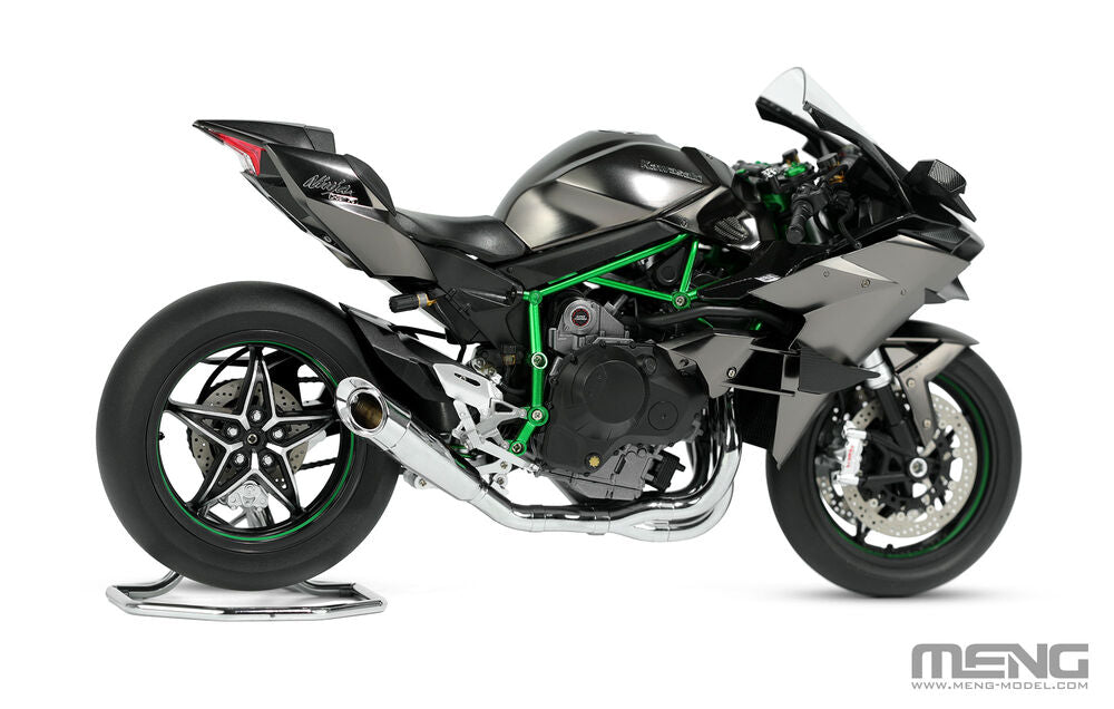 MENG-Model MT-011s Kawasaki Ninja H2R 2018 (Pre-colored Edition) 1:9 Model Kit