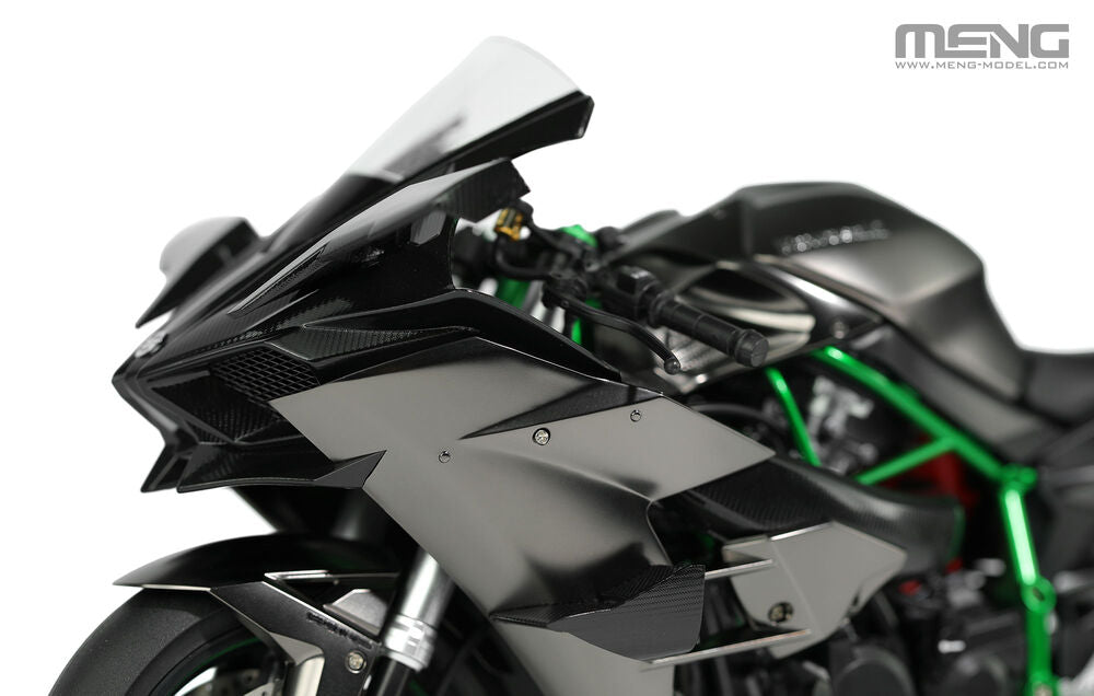MENG-Model MT-011s Kawasaki Ninja H2R 2018 (Pre-colored Edition) 1:9 Model Kit