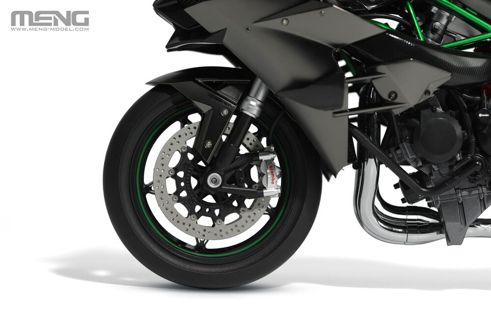 MENG-Model MT-011s Kawasaki Ninja H2R 2018 (Pre-colored Edition) 1:9 Model Kit