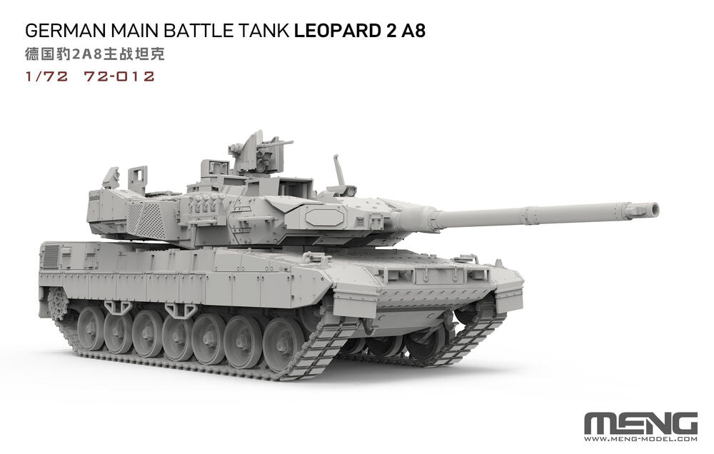 MENG-Model 72-012 German Main Battle Tank Leopard 2 A8 1:72 Model Kit