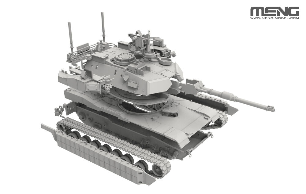MENG-Model 72-016 U.S. Main Battle Tank M1A2 SEP V2 Abrams w/TAPS 1:72 Model Kit