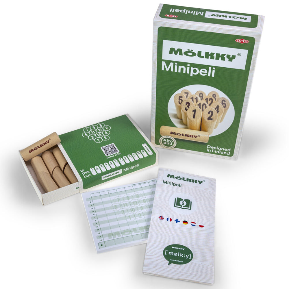 Mölkky MiniPeli - Mini Travel Version Skittle Game