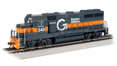 Bachmann USA 60313 GP40 - Boston & Maine #340 - Guilford HO Gauge