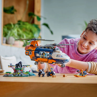 LEGO City 60437 Jungle Explorer Helicopter at Base Camp Age 8+ 881pcs